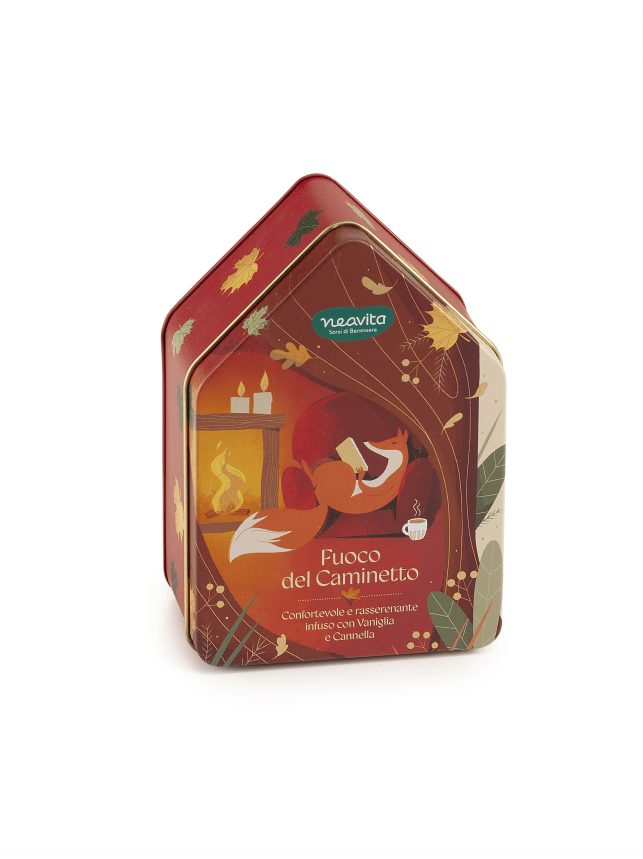 Casetta Rossa Infuso Fuoco del Caminetto 10 FiltroScrigno Casetta ROSSA Warmy Tea con Infuso Fuoco Del Caminetto in 10 FiltroScrigno - immagine 1
