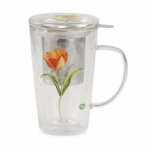Infusiera in Doppio Vetro TULIPANO GIALLO Rituali Botanici