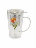 Infusiera in Doppio Vetro TULIPANO GIALLO Rituali Botanici