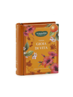 Mini Libro ARANCIONE con Tisana Gioia di Vita