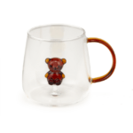 Mug vetro Orsettea MARRONE