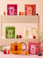 Mug vetro Orsettea MIELE - immagine 2