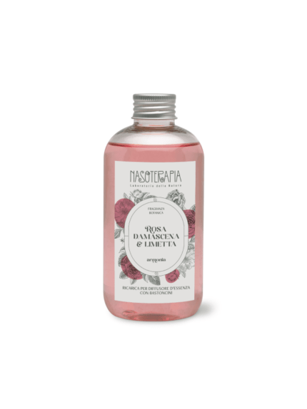 Ricarica per diffusore a bastoncino Rosa Damascena e Limetta